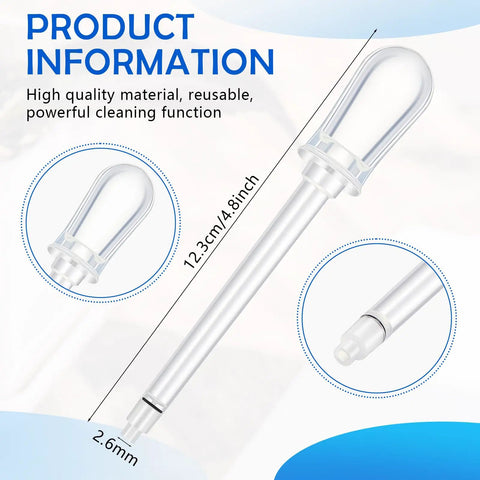 Fountain Pen Cleaning Kit For Standard 2.6mm Japanese Caliber Pens Quick Nibs Cleaner with 12.3cm reusable cleaning tool
