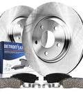 Front Brake Kit For Honda Accord Civic CR-V Element ILX Acura CR-Z 11.10 Inch Front Rotors With Ceramic Brake Pads set