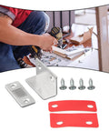 Heavy Duty Invisible Magnetic Catch Latch For Sliding Wardrobe Doors No Punching Required Ultra Thin Steel Hardware With Strong Suction Closer In Silver Finish with installation screws