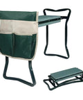 Garden Kneeler And Seat With Thick Cushioned Kneeling Pad Heavy Duty Bench For Kneeling And Sitting Prevents Knee And Back Pain Includes Pouch Bag Green Gift For Gardeners Dads And Moms Go To Must Have For Garden Work
