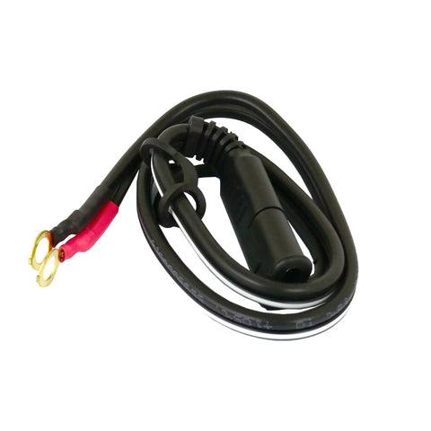 18-Inch Ring Connection Cable For Battery Chargers And Maintainers With Quick Connect Harness, Color-Coded Leads, Compatible With Motorcycle Power Sport And Lawn Tractor Batteries WM-12