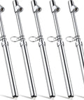 5 Pack Dual Head Tire Pressure Gauges Pencil Style Heavy Duty Auto Service Tools Pro Grade For Car Truck Motorcycle Bike 10 To 150 Psi
