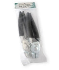 Hog Ring Pliers Set Two Piece Straight And 45 Degree Bent With Cushioned Non Slip Grips In Steel For Upholstery And Fencing Projects