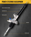 Diagram of Power Steering Rack And Pinion Assembly Replacement Fits 2000 Through 2011 Impala LaCrosse Century Regal Monte Carlo