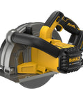 Heavy Duty 18 Volt Cordless Circular Saw Packs A Brushless Motor For Razor Sharp Metal Cutting and safety features view.