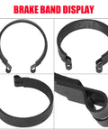 Rear 4 Inch Drum Brake Band And Steel Sprocket Hub Kit With Cable Pin For Predator 212cc And 196cc Go Karts