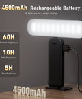 Rechargeable Wall Mounted Picture Light With Remote Control Featuring Three Color Modes And Adjustable Brightness For Gallery Grade Art Display Absolute Game Changer In Sleek Black Finish Next Level Home Decor Vibe with 4500mAh battery and charging.