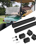 Universal Windshield Sash Clips Kit No Hassle Easy Install Windshield Clip For Golf And Other Cars Women Friendly Car Window Trim Parts Durable PP Material Weatherproof Long Lasting Universal Fit, black PP clips for golf cart windshield