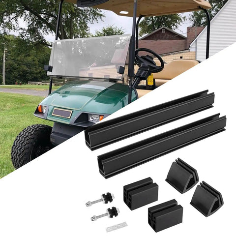 Universal Windshield Sash Clips Kit No Hassle Easy Install Windshield Clip For Golf And Other Cars Women Friendly Car Window Trim Parts Durable PP Material Weatherproof Long Lasting Universal Fit, black PP clips for golf cart windshield