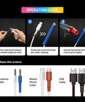 Heat Shrink Tubing Kit With Mini Heat Gun And 328 Pcs Shrink Tubes 2 To 1 Shrink Ratio operation guide illustration