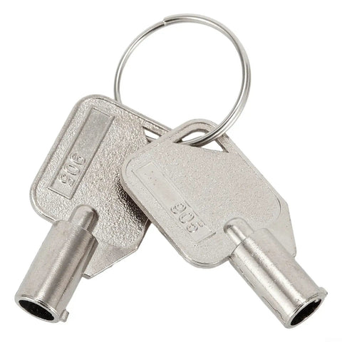 Two keys for Cam Lock Set For Cabinets Mailboxes And RV Doors Keyed Alike Zinc Alloy Cylinder With Keys Easy Install Durable Security Locker