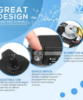 Yoursme CVA-24T valve actuator for 24VAC control systems; black unit with bi-direction motor and service switch.