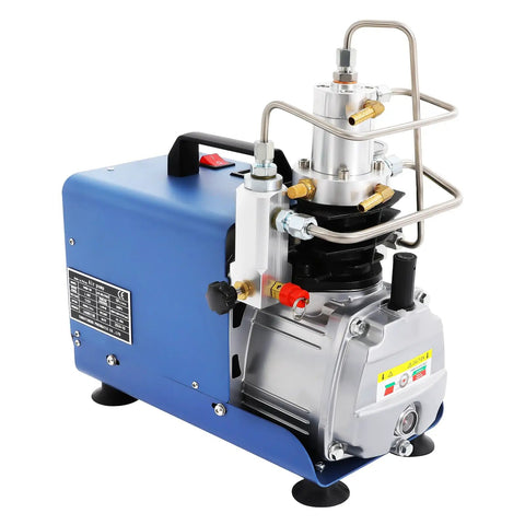Heavy Duty Portable Air Compressor Pump Two Stage Compression High Pressure 1800W 110V Electric PCP Pump For Truck Car Lorry Garage Workshop