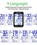 Dope GPS Bike Computer With Wireless Setup, Tracks Speed, Distance, Ride Time, Max Speed, IPX7 Waterproof in 9 Languages Displayed