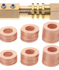 Copper washers from 200 Piece Copper Sealing Washers And Flat Ring Gasket Set For Automotive Sheet Metal Repair DIY Ready Metric