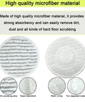 Two types of pads from the 10 Pack Replacement Steam Mop Pads For S7000 Series showing microfiber material and absorbency.