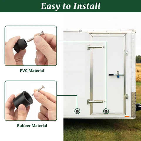 Installation guide for Dope Low Profile Trailer Door Holder Kit With Rubber Bumpers For RV And Travel Trailer, 2 Pack