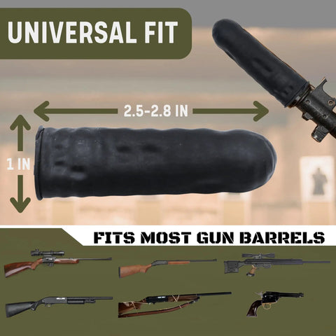 All Weather Rifle Barrel Cover For Most Guns Muzzle Protection Keeps Your Rifle Clean And Ready Fits Bolt Action Muzzleloader