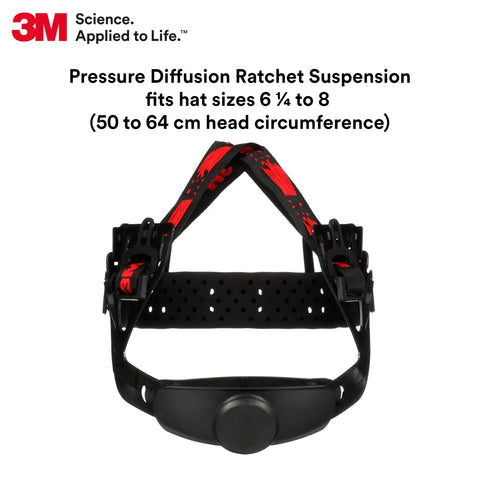 Pressure Diffusion Ratchet Suspension for Vented Full Brim Hard Hat With UV Indicator Sensor For All Day Comfort ANSI Z87.1 Certified