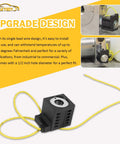 Solenoid Coil 10V DC 25W For Valve Stem Series 08 80 88 98 In Hydraulic Power Unit Lift Dump Systems Built Tough For Dump Trailers Snow Plows Hoists Haulers And More with wire and 1/2 inch hole shown.