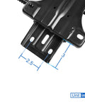 Heavy Duty Office Chair Tilt Control Mechanism Replacement Kit Featuring Single Lever Height Adjustment And Standard Tapered Gas Lift Adapter showing dimensions of 2.5 and 3 inches.