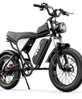 Offroad 1500W Peak Motor Fat Tire Electric Bike with 30 MPH Top Speed, 48V 15.6Ah removable battery, side view