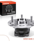 Rear Wheel Bearing And Hub Assembly 5-Lug Direct-Fit Replacement For Toyota Camry 2018-2024, shown with packaging box