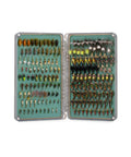Open Daypack 2X Double Sided Fly Box For Fly Fishing, Recycled Polycarbonate Case Holds Up To 360 Flies, Blue Flies Not Included