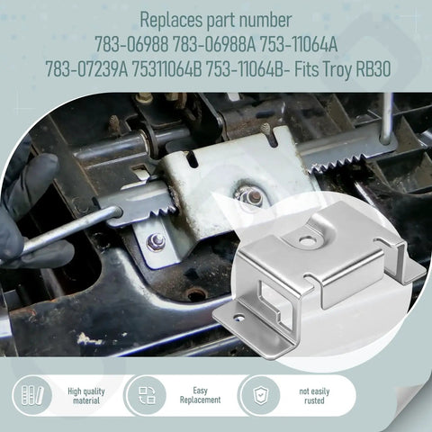 Steering Rack Plate for MTD Craftsman and Troy-Bilt Lawn Mowers Replaces 753-11064A 783-07239A 75311064B 753-11064B in use