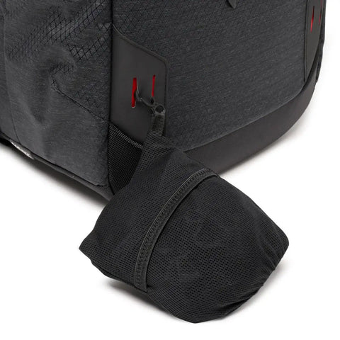 Pro Light Backloader S Professional Camera Backpack dual tripod attachment detail with M Guard protection