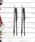 Two Piece Heavy Duty Steel Folding Umbrella Repair Kit Eight Bone Replacement Parts Straight Up Weather Resistant canopy frame parts.
