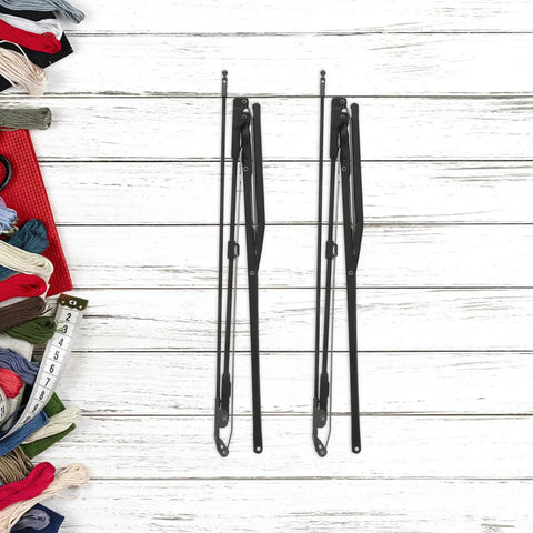 Two Piece Heavy Duty Steel Folding Umbrella Repair Kit Eight Bone Replacement Parts Straight Up Weather Resistant canopy frame parts.