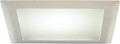 Albalite Lens Square White Trim For 10 Inch Housings Fits H2T H2IC H2EF H2EFICAT And M200T Lighting, ceiling mount view