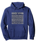 Cozy Sailboat Rowers Hoodie For Believers Ocean Faith Pullover With Nautical Minimal Art Inspirational Scripture For Sea Lovers And Boat Crew Nights For Fans in navy with sailboat design