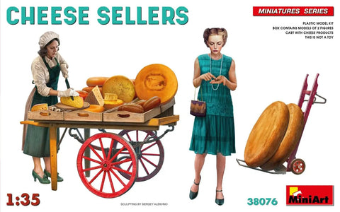 Cheese Sellers 1 35 Scale Model Kit Unpainted And Unassembled For Dioramas And Collectors 14 Plus Dope Detailed Figure Kit