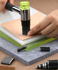 52 Shape Style Leather Hole Punch Kit With Leather Punch Mat And 3 Pcs Punching Pad used for DIY leather crafting