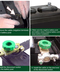 Step-by-step installation of Battery Quick Disconnect Switch Top Post Kill Switch For Boat Car Truck RV Camper Tractor Vehicles