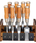 Modular Chisel Storage Rack For Woodworking Workshop Organization With Customizable Compartments And Reconfigurable Layout Open Design