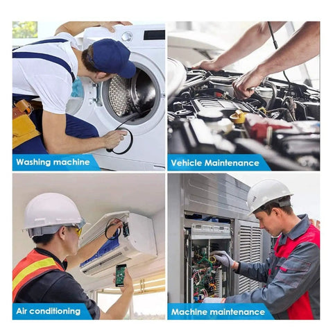 Super Handy 7mm Endoscope Camera Borescope With Six LED Lights For Android And Windows USB Inspection Tool IP67 Waterproof One Meter Cable For Pipes Drains And Industrial Inspections used in washing machine, car engine, AC, and machine maintenance