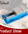 4 Inch Lock Down Milling Vise Workhorse For Drill Press And Milling Machine With 100 Mm Jaw Width High Accuracy Bench Clamp
