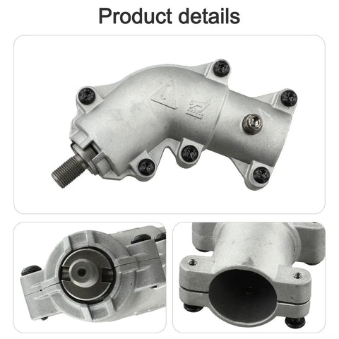 Beefy Gearbox Assembly for 4-Cycle String Trimmer - Replacement Part 753-08122, showcasing metal construction screw details