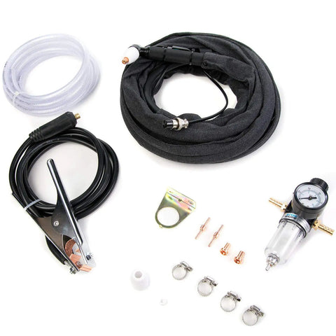 Accessories for 50 Amp Non Pilot Arc Plasma Cutter With Dual Voltage 110V 220V And Pre Attached 110V US Plug