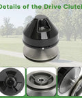 Primary Drive Clutch For EZGO Marathon 2 Cycle Gas Golf Cart 1976 1988 OEM 23192 G1 Replacement Bolt On Aluminum Durable High Quality Direct Fit Sturdy Alloy Cast For Longevity And Heat Dissipation, black aluminum clutch