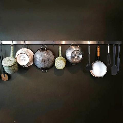 Heavy Duty S Hooks Set 30 Pack Steel Hangin Hooks For Kitchen Pot Rack Pan Cup Closet Organizer Hang Jeans Plants Towels Tools And More Durable Rust Resistant Black Finish Multipurpose Hangers For Home And Garage hanging kitchen pots and pans
