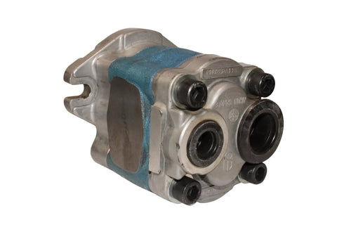 Close-up of Rugged Replacement Hydraulic Pump For Eaton Nihon Spindle PHB28RA118, showcasing durable construction and mount points.