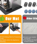 360 Degree Rotation Appliance Sliders Move Heavy Duty Kitchen Appliances On Countertop Cut To Fit Mat comparison chart