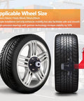 Heavy Duty Shipping Container Wheels Kit With 8800 Pound Axle And Secure Ratchet Straps For Smooth Sailin showing applicable wheel sizes and design.