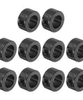 Set-screw shaft collars, 10 pcs, black, 8mm ID, 14mm OD