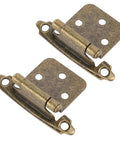 Self Closing Cabinet Hinge 1/2 Inch Overlay Bronze Finish Heavy Duty Humidity Resistant Hardware For RVs Boats Kitchens And Bathrooms