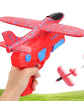 Hand Launched Foam Airplane Toy For Backyard Fun Easy Throw Glider With Safe Soft Foam Aerodynamic Body Delivers Long Distance Soaring Kid Friendly